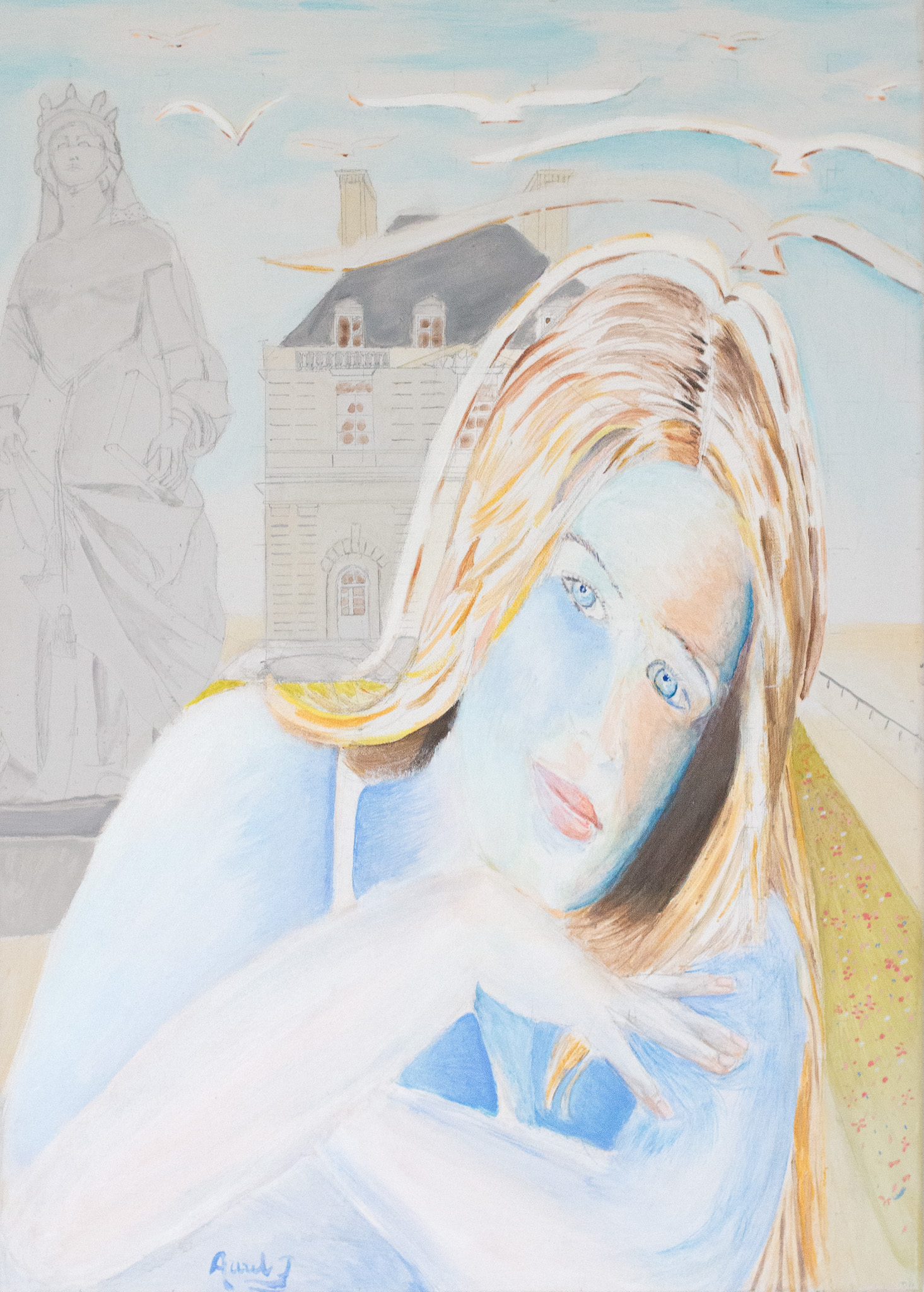 Composition bleue