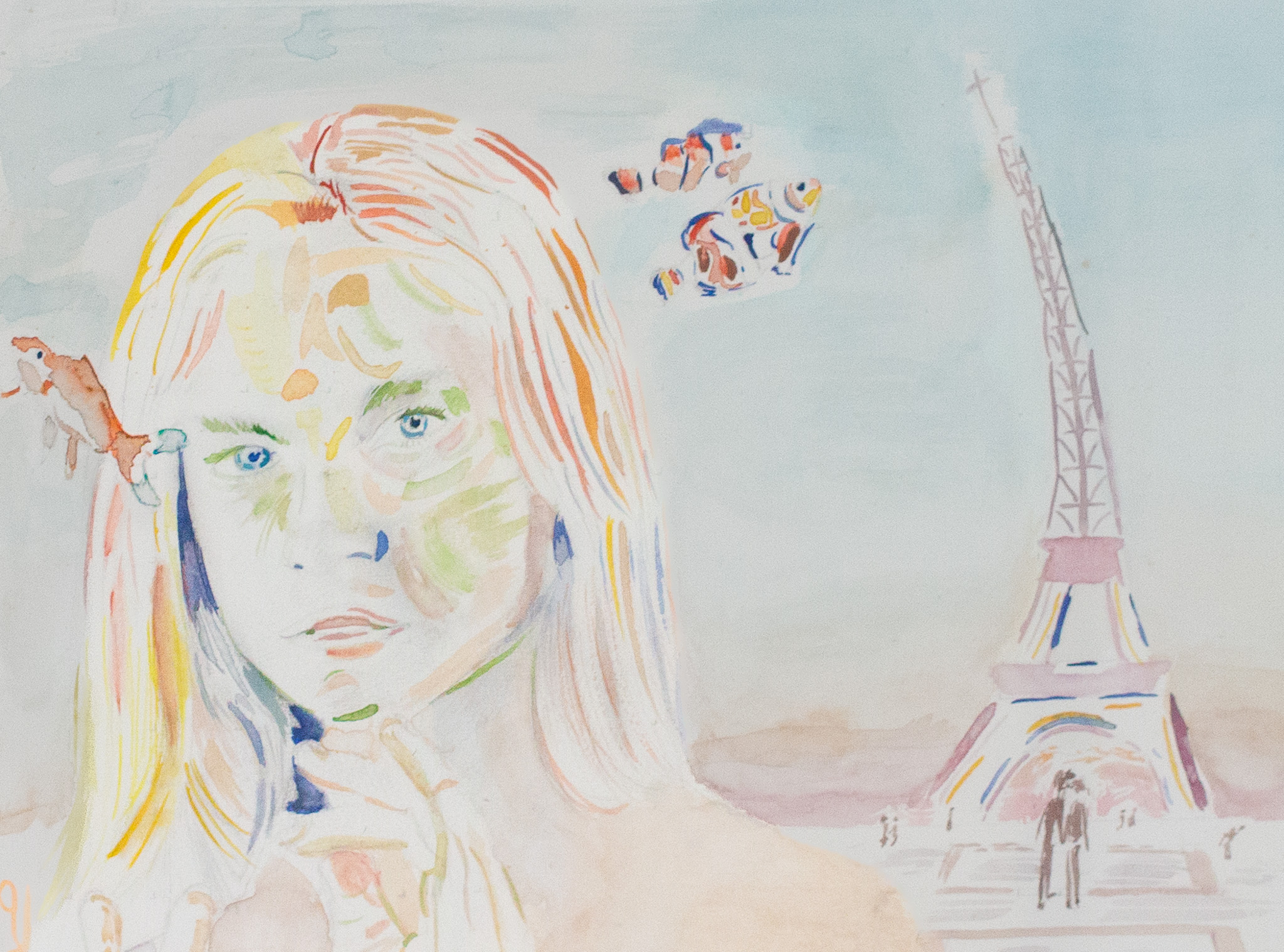 Visage au matin