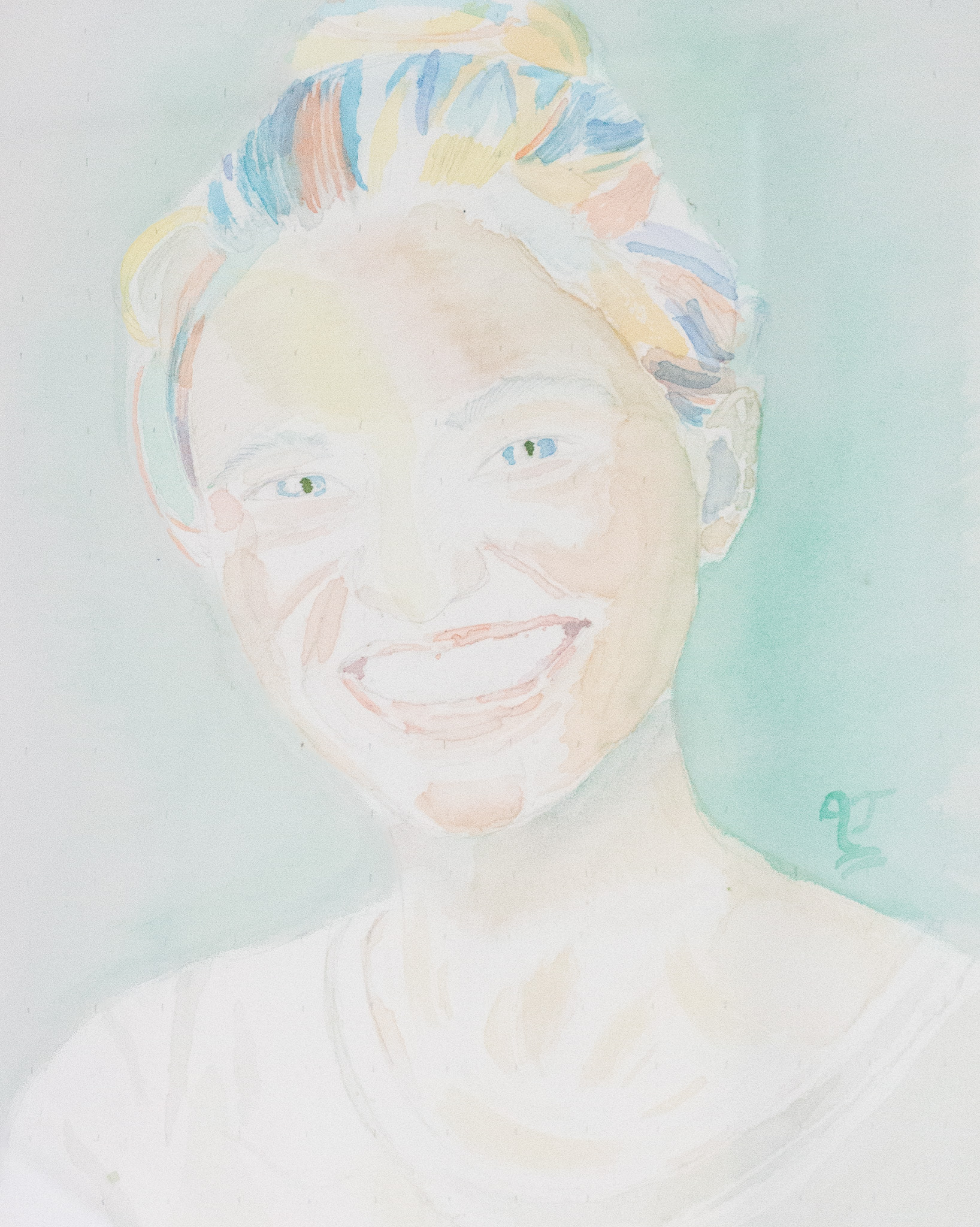 Visage en lumière